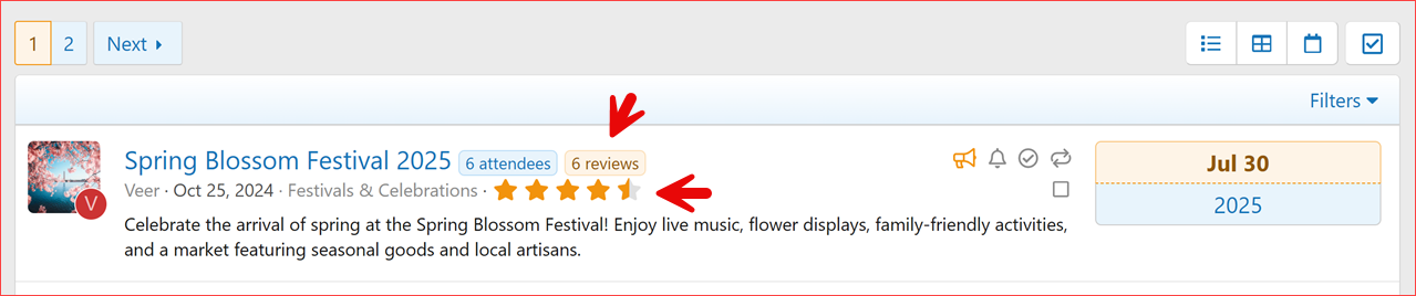 XenCustomize-Events-Manager-v237-Event-Rating-Reviews-List-Display-Mode.png