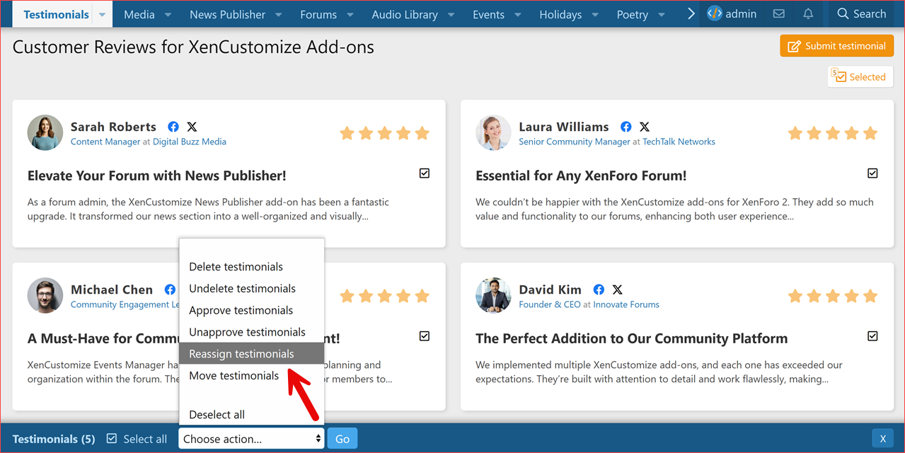 XenCustomize-Testimonials-220-Testimonial-Category-View-Inline-Moderation-Reassign-Testimonials.png