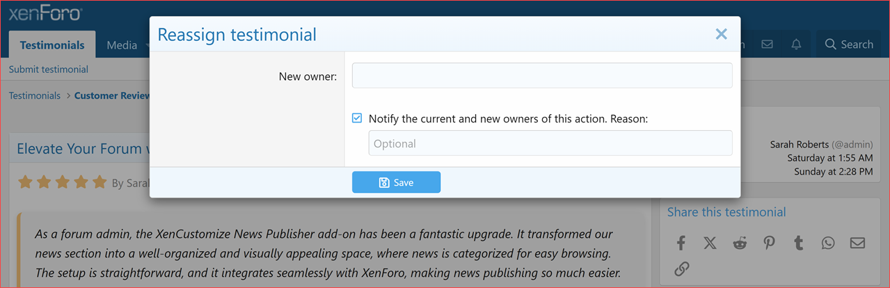 XenCustomize-Testimonials-220-Testimonial-View-Reassign-Testimonial.png